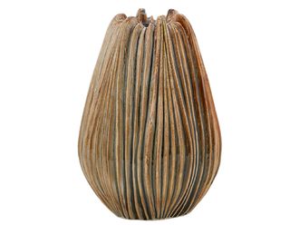 Schubiger M&ouml;bel Vase Keramik Schlamm Blau H: 44 cm