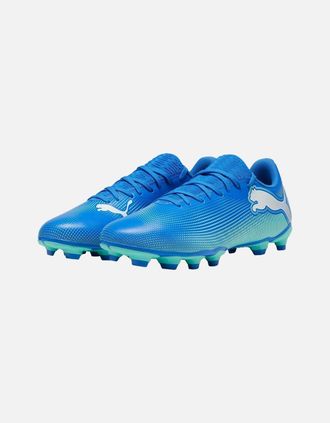 Puma Mens Puma Mens Future 7 Play Firm Ground Football Boots - Blue/Multi - Size: 10