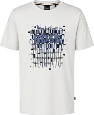 HUGO BOSS Hombre, Camisetas, Blanco, Talla: 2XL