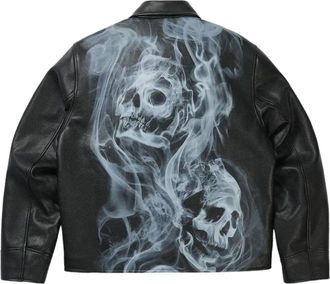 Palace Smoked Leather Jacket Black P30JK038