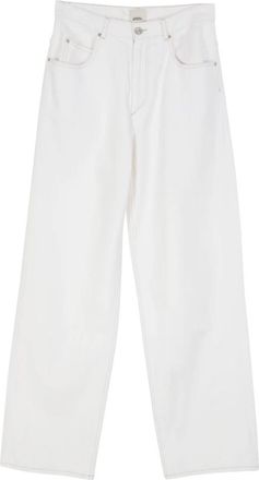 Isabel Marant Joanny GZ Stijlvolle Jeans - Dames - Regular Fit Jeans - Wit - 2XS - Jeans
