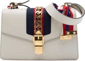 Gucci Pre-owned Gucci Small Calfskin Web Sylvie Satchel Ladies VO2MP2KSTEMRFCY9