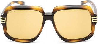 Gucci GG0979S002 Square Full Rim Sunglasses - Brown