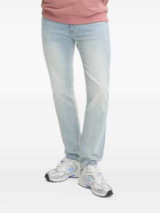 HUGO BOSS Jeans met verwassen-effect - Blauw