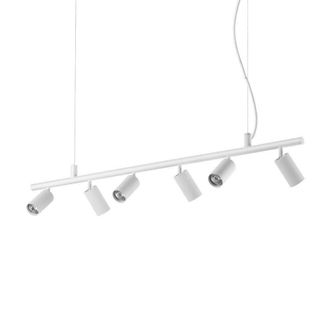 Netlighting Dynamite Indoor Spotlight Ceiling Pendant Lamp 6 Lights White GU10