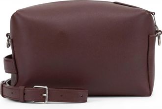 Celine Mens Shoulder Messenger Bag Burgundy Leather Calf Skin