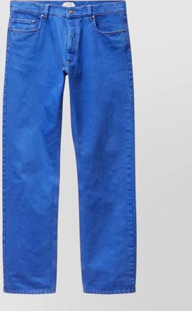 Versace straight leg trousers five pocket design