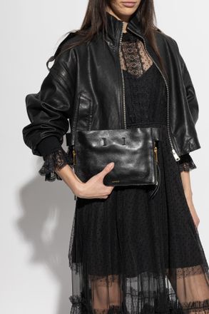 AllSaints Marlo Clutch, Womens, Black