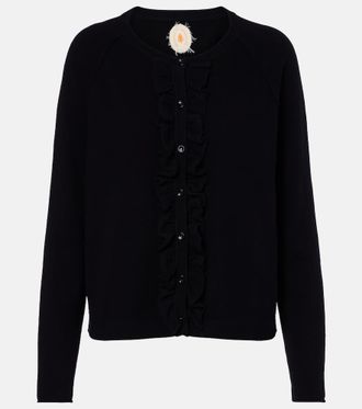 Jardin Des Orangers Cotton and cashmere cardigan