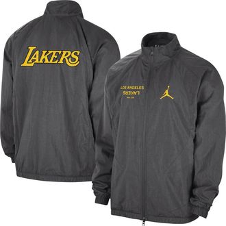Jordan Brand Mens Jordan Brand Gray Los Angeles Lakers Courtside Statement Edition Jumpman Jam Full-Zip Jacket at Nordstrom, Size X-Small
