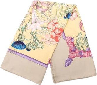 Herm&egrave;s Pre-owned Scarves, female, Multicolor, Size: ONE SIZE Pre-owned Regina Scarf