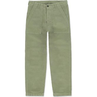 Fortela Newfatigue Moleskin Fatigue Trousers in Dark Green at Nordstrom, Size 35 X 33 Eu