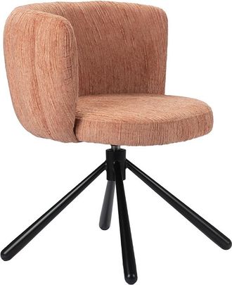 Global Interiors Drehbarer Design Stuhl Shell mit Armlehnen - Musk