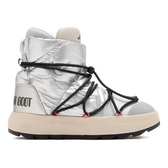 adidas Ace Mid Moon Boot - Dames - Snowboots - Grijs - 34 1/2 EU - Leer - Fitness