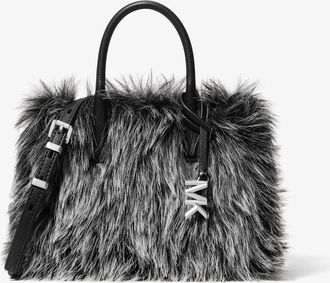 Michael Kors Laila Extra-Small Faux Fur Crossbody Bag