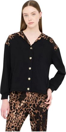 Liu Jo Truien & Vesten, Dames, Zwart, L, Hoodies