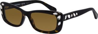 Swarovski Womens Sk6008 54Mm Sunglasses