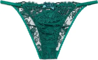 Agent Provocateur Ondergoed, Dames, Groen, XL, Katoen, Solanna Slip