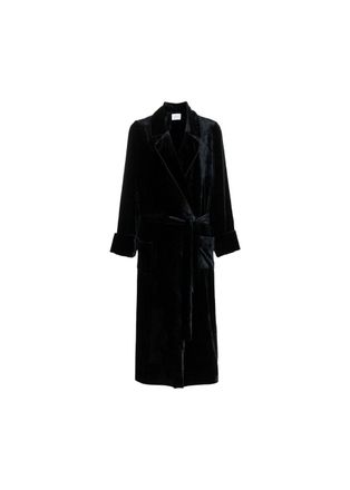 Racil Black velvet duster coat Size XS
