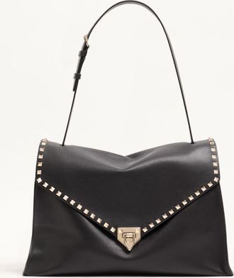 Valentino Garavani Valentino Garavani Rockstud Maxxing Large Shoulder Bag in Smooth Calfskin Wo