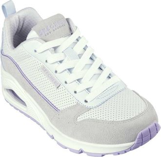 Skechers Uno Balance GYLB Grey Light Blue Womens Trainers 177105