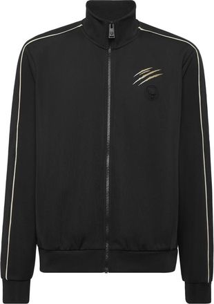 Plein Sport Hoodies & sweatvesten, Heren, Zwart, 2Xl, Polyester, Tracksuit Zip Jacket
