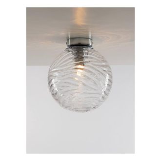 Netlighting Nereide Globe Flush Ceiling Light Clear E27