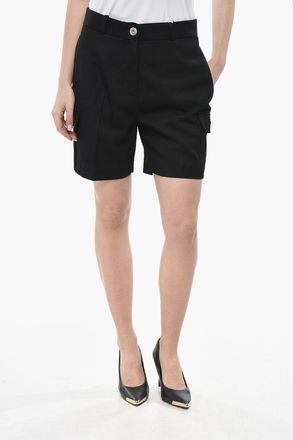 Ferragamo Shorts Cargo in Lana Twill Salvatore Ferragamo
