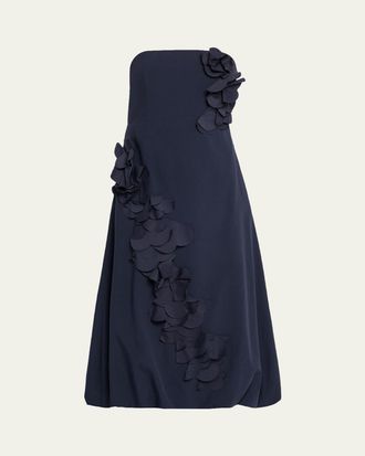 Ramy Brook Zaria Floral Bubble-Hem Midi Dress