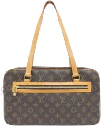 Louis Vuitton Pre-owned Handbags, female, Brown, Size: ONE SIZE Pre-owned Canvas Handbag