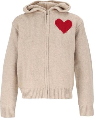MC2 Saint Barth Hoodies & sweatvesten, Dames, Beige, M, Wol, Kyla Sweatshirt