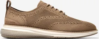 Cole Haan Mens &Oslash;riginal Grand Energyweave Stitchlite Wingtip Oxford Shoes - Brown Size 10.5