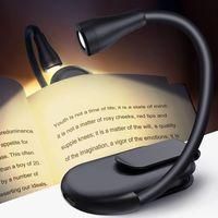 OEM Mini L&aacute;mpara De Lectura Led Port&aacute;til Y Flexible Con Clip, Tricolor Y Ajustable - Crezuo