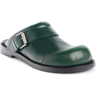 Acne Studios Beshay Clog in Olive Green at Nordstrom, Size 36