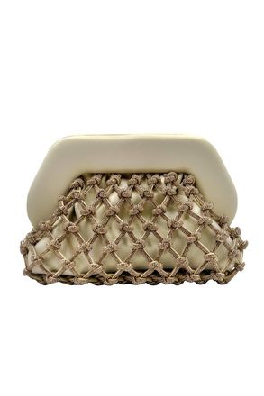 Themoir&egrave; Womens Tia Knots Strass Bag In Gold