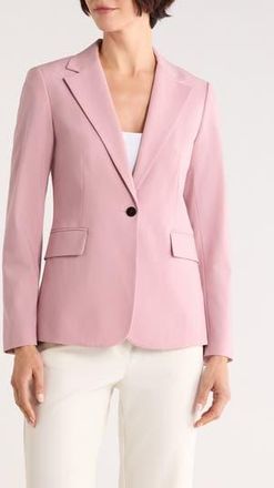 Theory Gabrielle Stretch Wool Blazer in Dark Lotus at Nordstrom Rack, Size 16