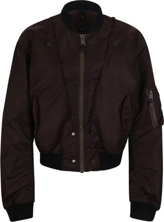 Maison Margiela Bruine Bomberjack - Dames - Bomber jackets - Bruin - XS - Jassen