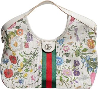 Gucci (WMNS) Gucci Giglio Small Tote Bag White Multicolor 860845-FAGDB-9564