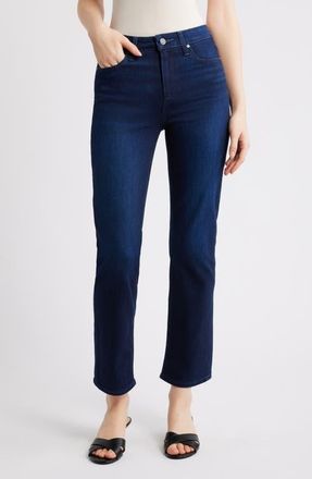 Paige Cindy High Waist Crop Straight Leg Jeans in Elevated at Nordstrom, Size 25