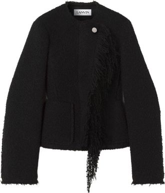 Lanvin Textured Wool Blend Jacket