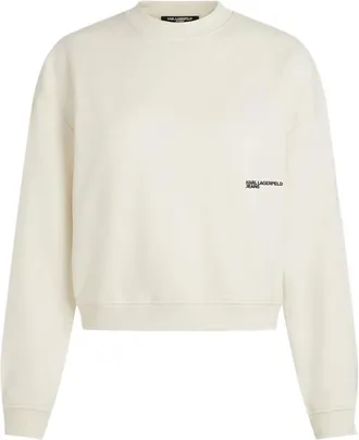 Karl Lagerfeld Donna, Felpe, Bianco, S, new