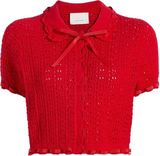 Cinq à Sept Top Ginevra alluncinetto - Rosso