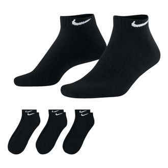 Nike Shock Absorption Training Socks Couple Style 3 Pairs Black SX7670-010