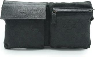 Gucci Pre-owned Shoulder Bags, female, Black, Size: ONE SIZE Pre-owned Leather handbags