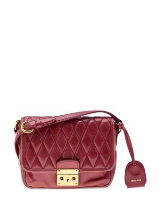 Miu Miu Gewatteerde schoudertas - Rood