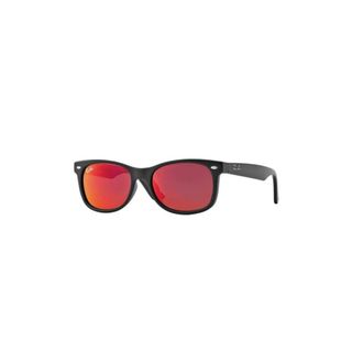 Ray-Ban Junior New Wayfarer Rj 9052S 100S6Q - unisex - Zonnebrillen - Zwart - 48 MM - Accessoires