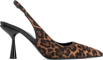 Pierre Hardy Leopard Slingback Pumps - Dames - Pumps - Bruin - 36 1/2 EU - Schoenen