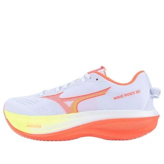 Mizuno (WMNS) Mizuno Wave Rider 30 D White Bright Orange J1GW262171
