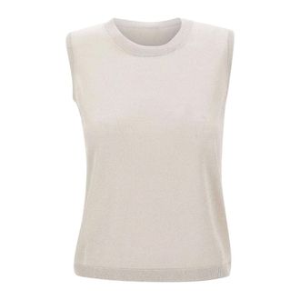 Gran Sasso Top - female - Gran Sasso - Sleeveless Tops - Beige - XS - Tops