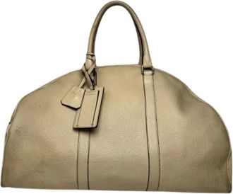 Prada Pre-owned Weekend Bags, female, Beige, Size: ONE SIZE Pre-owned Vintage Weekend Bag